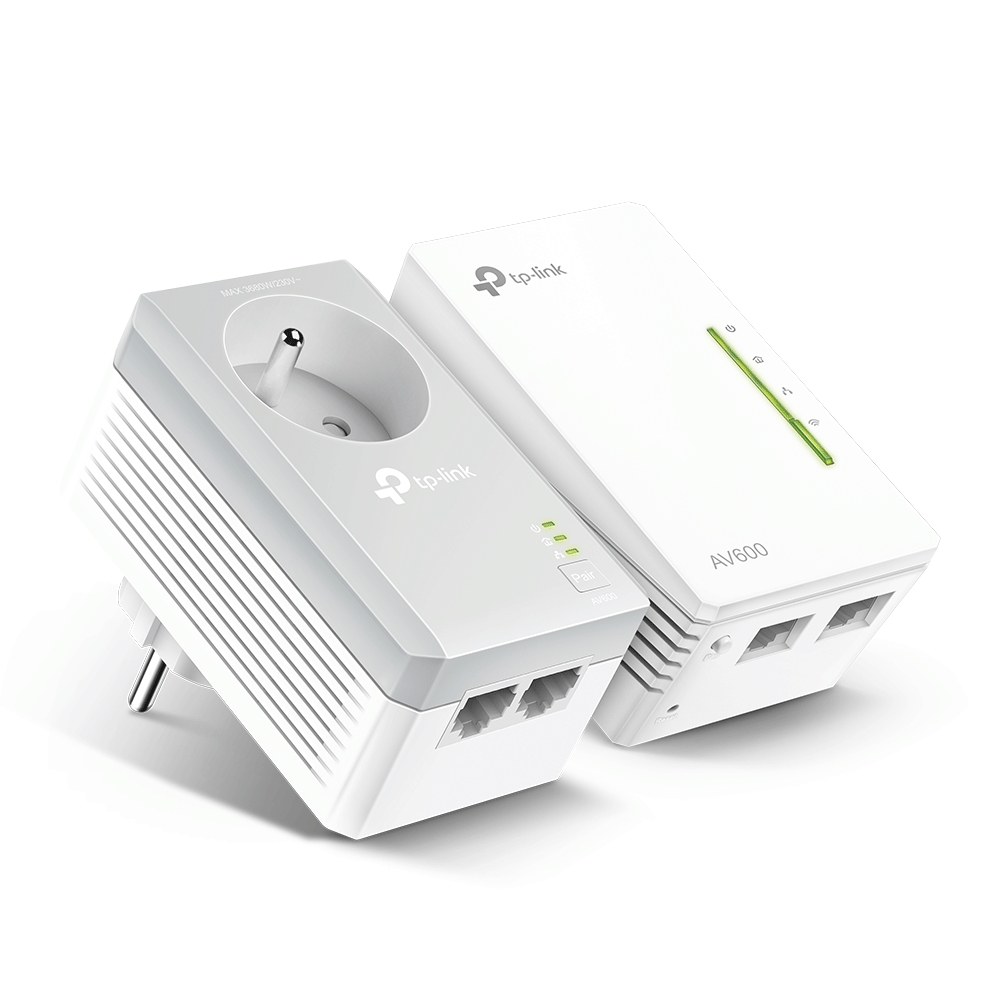 Kit CPL AV600 WiFi PLC Starter Kit - TP-LINK